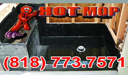 Local Shower Pan | Hot Mop, Residential & Commercial, Orange